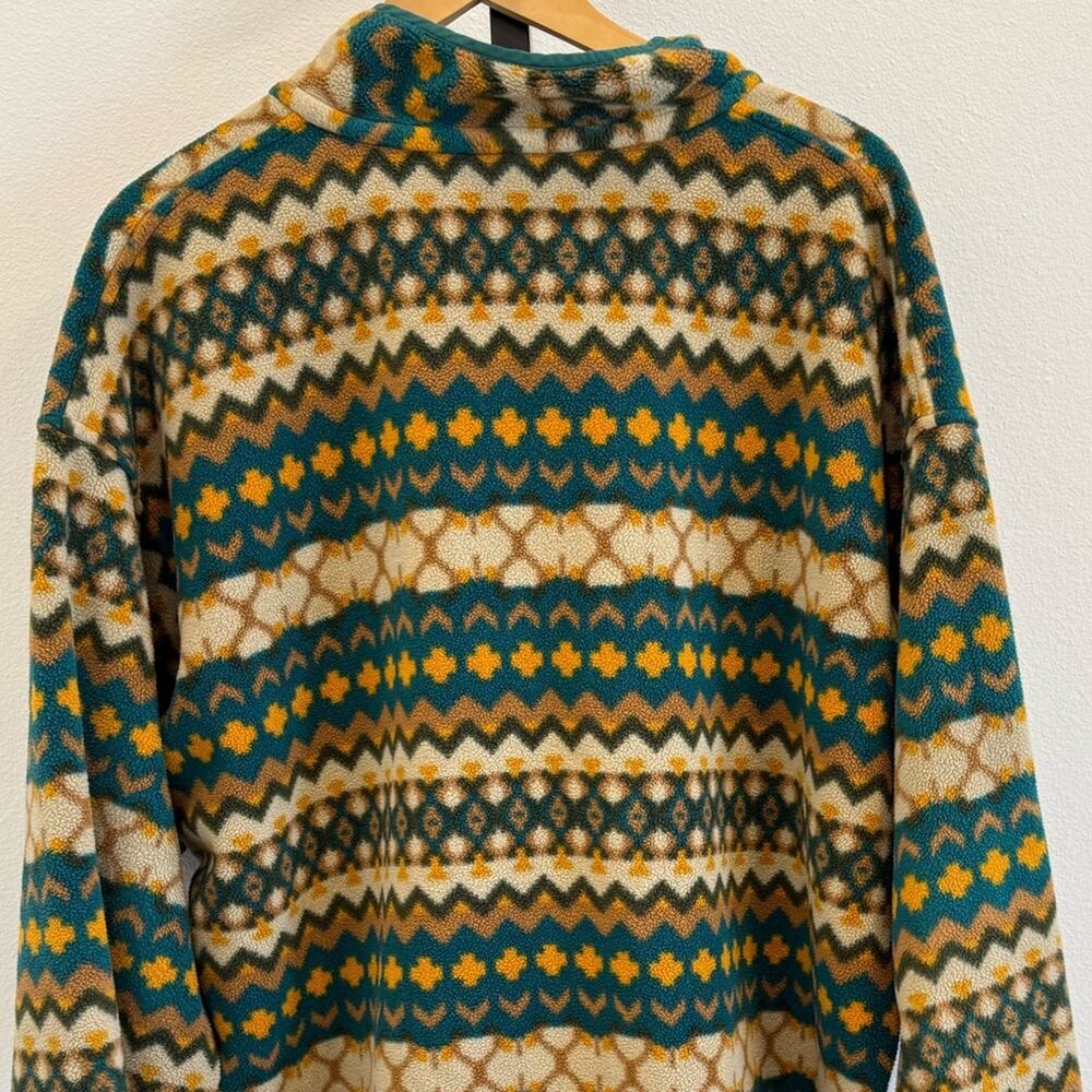 Patagonia Synchilla Fleece in Cliff Arbor Green Mens XXL Gorpcore Outdoor Hike - Picture 7 of 8